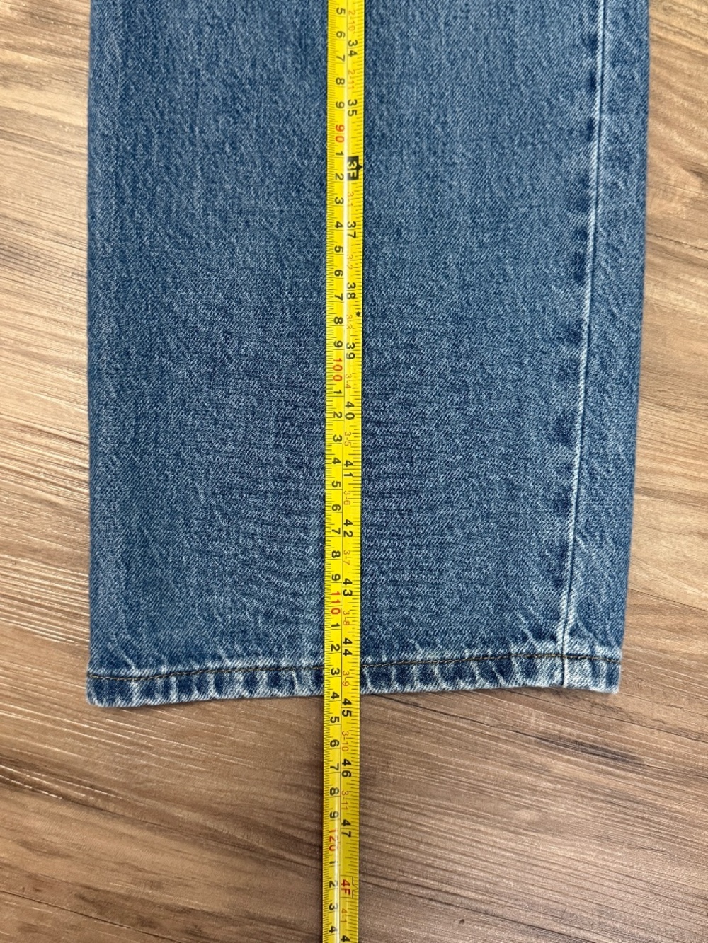 FRAME Le Jane High Rise Straight Leg Jeans Mariner Sz 30 $288 Retail - Picture 9 of 12